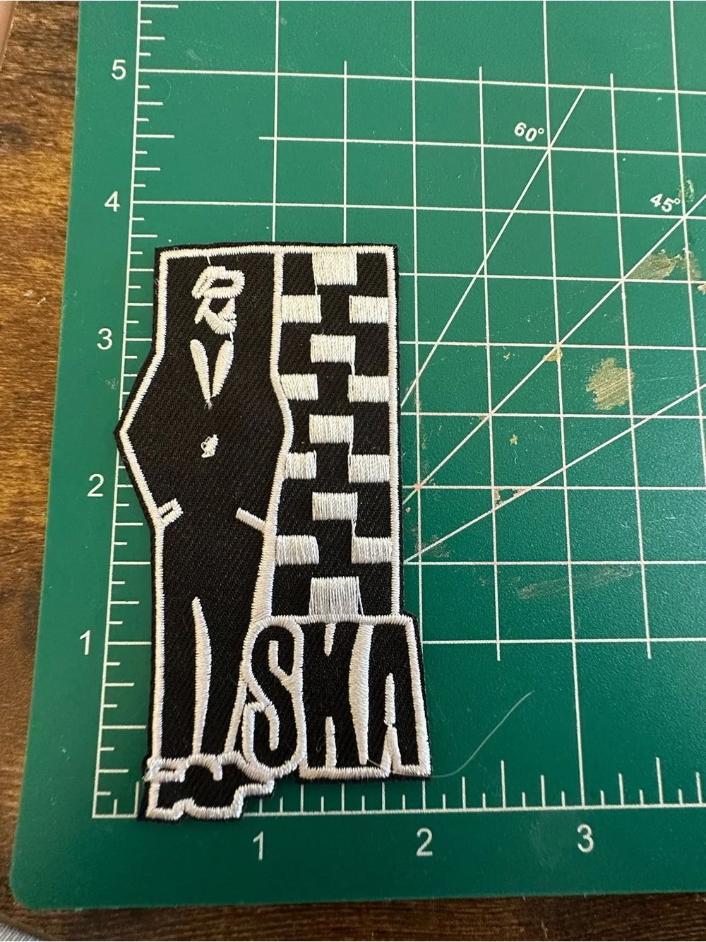 HAND CURATED black and white patch set